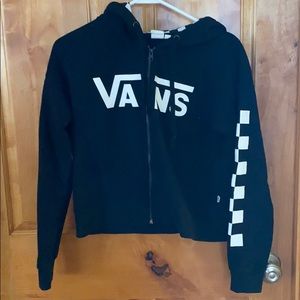 Vans zip up hoodie